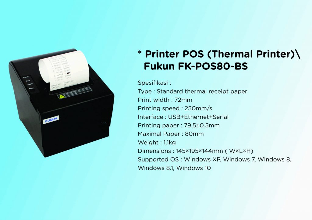 Printer Struk Kasir Fukun POS80