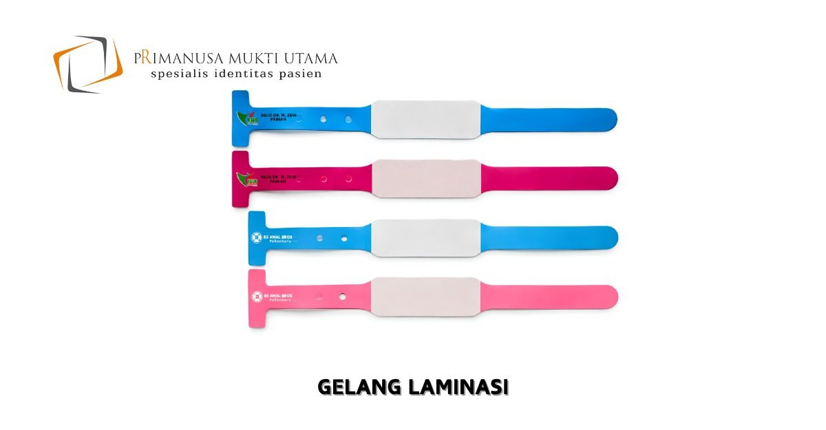 GELANG PASIEN LAMINASI CUSTOM
